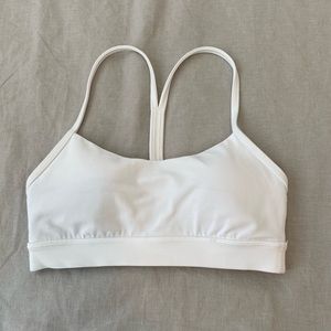 Lululemon Flow Y Bra White